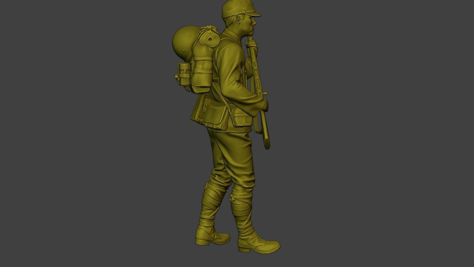 Japanese soldier ww2 Walk5 J1 3D print model_31