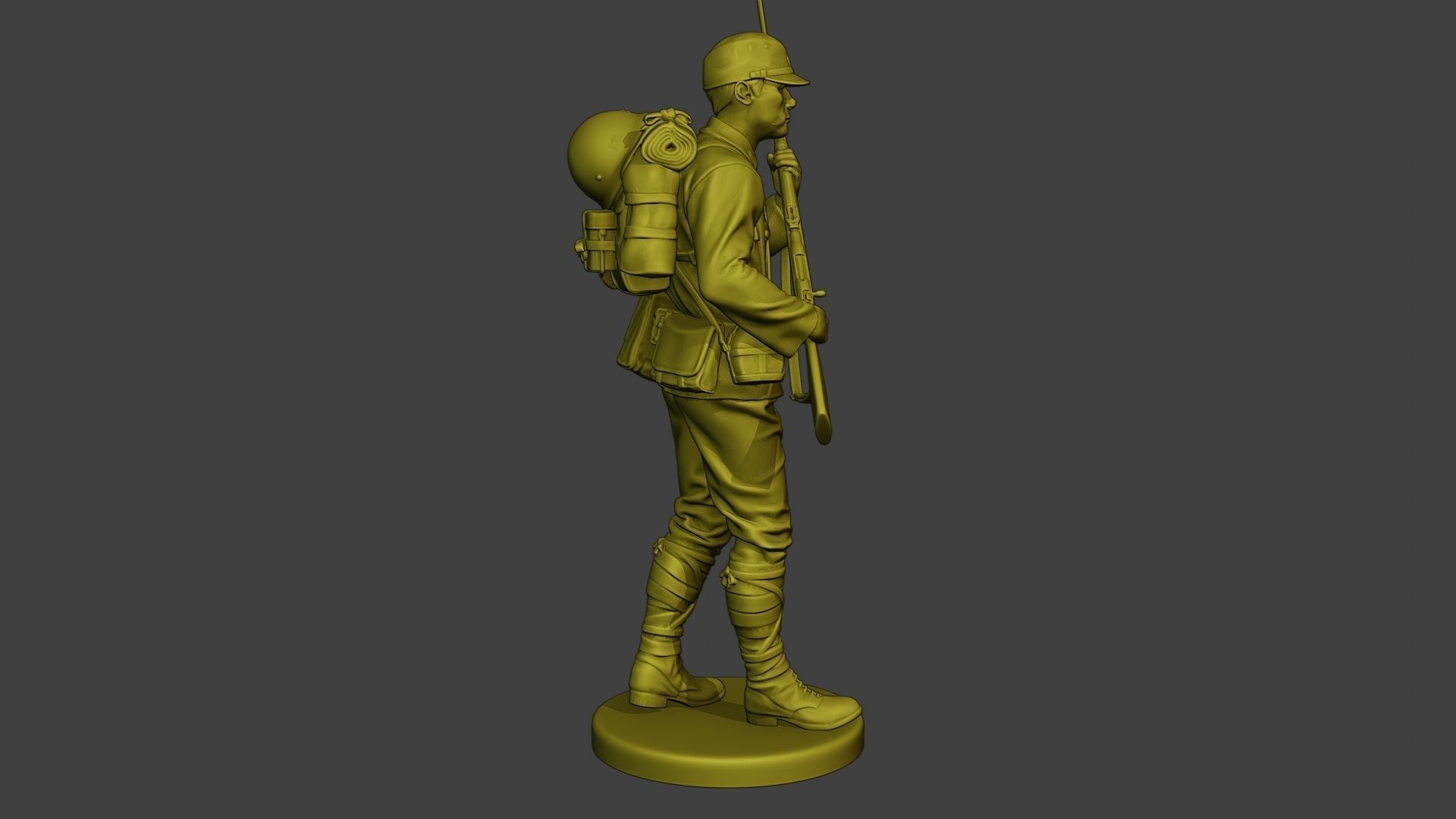 Japanese soldier ww2 Walk5 J1 3D print model_8