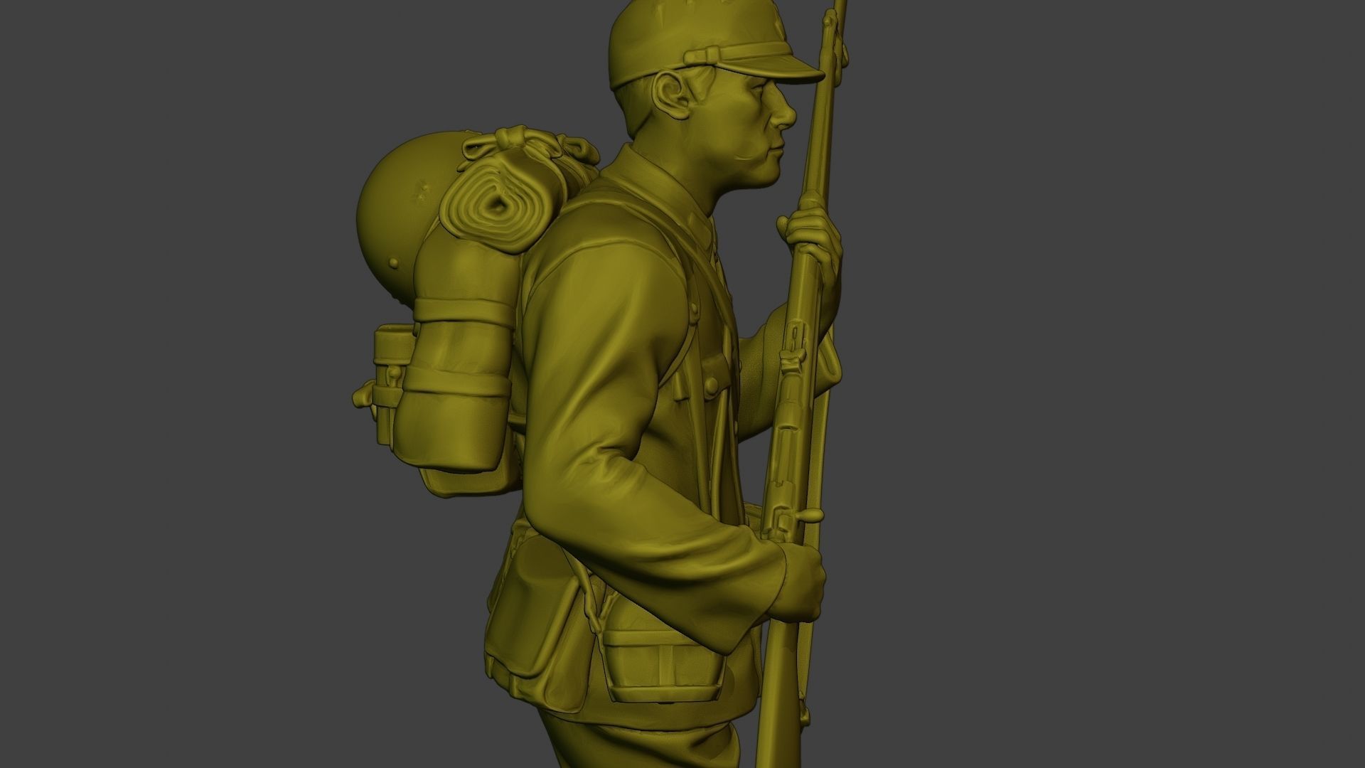 Japanese soldier ww2 Walk5 J1 3D print model_20