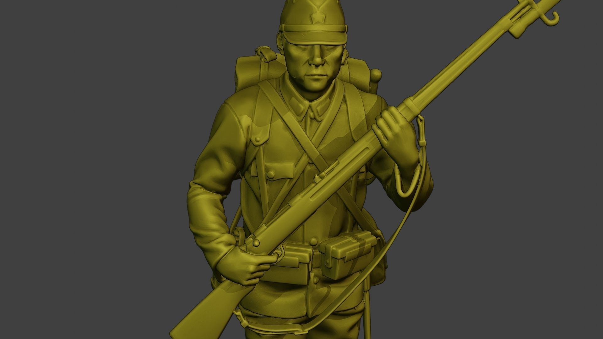 Japanese soldier ww2 Walk5 J1 3D print model_19