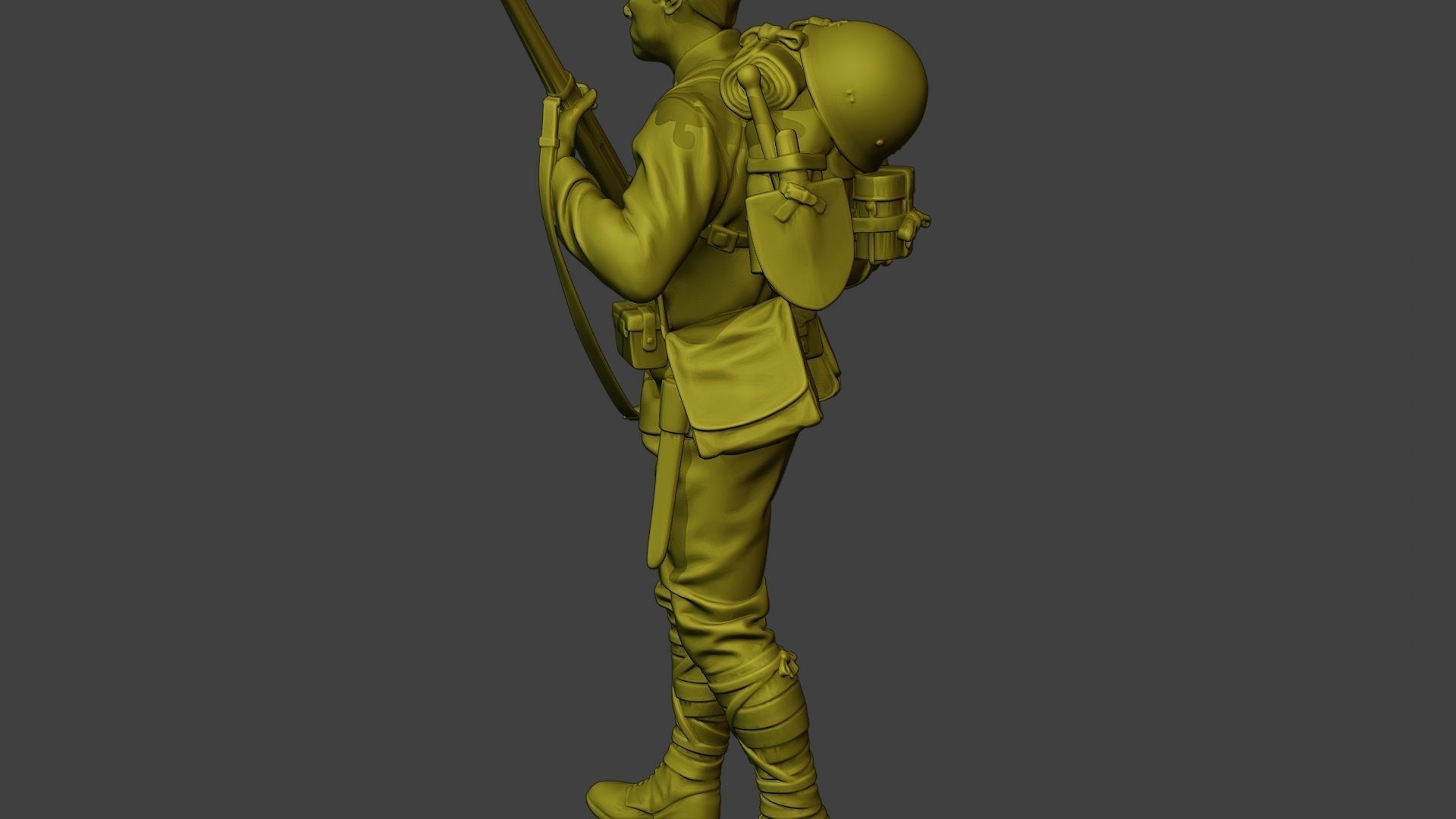 Japanese soldier ww2 Walk5 J1 3D print model_26