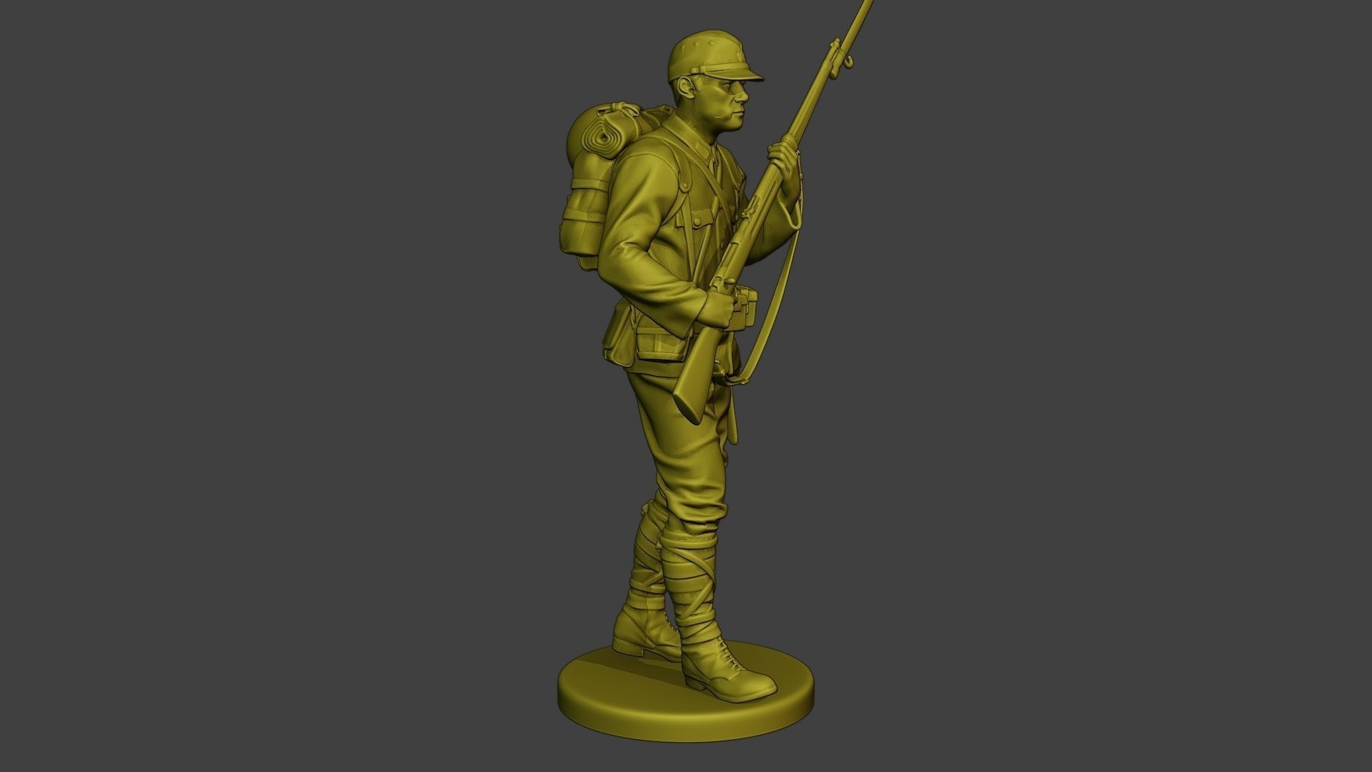 Japanese soldier ww2 Walk5 J1 3D print model_9