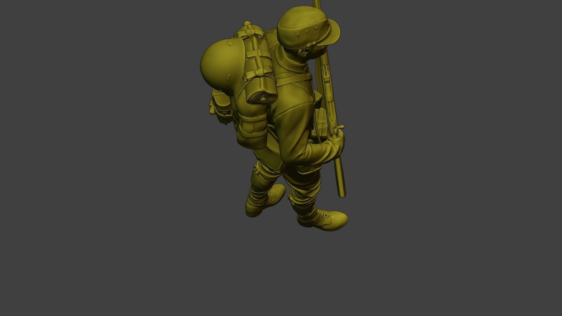Japanese soldier ww2 Walk5 J1 3D print model_23