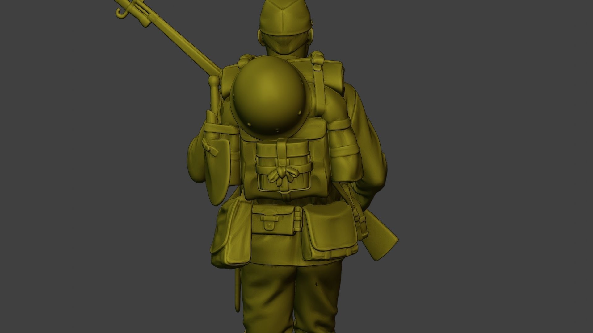 Japanese soldier ww2 Walk5 J1 3D print model_21