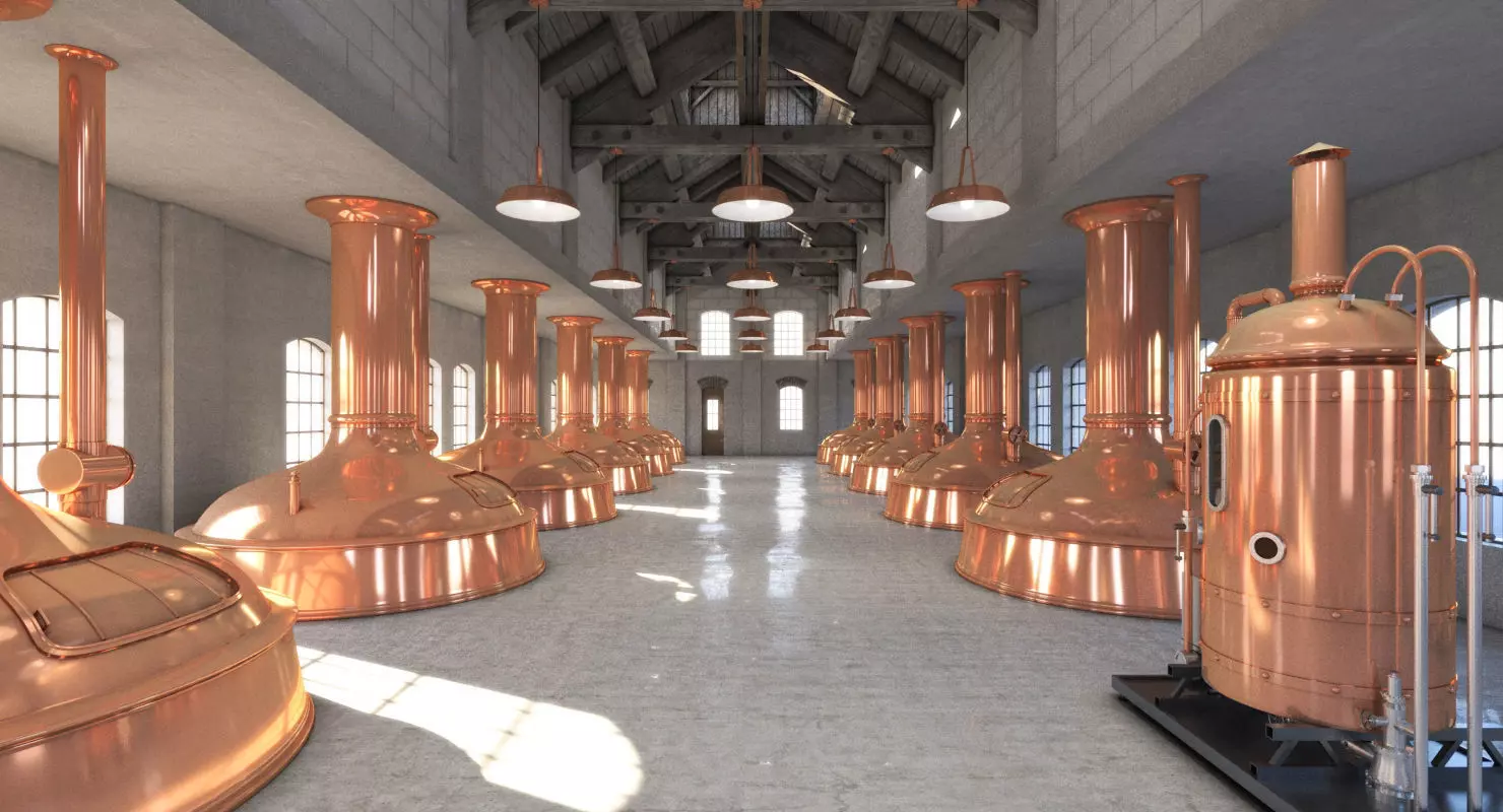 Brewery 001 3D model