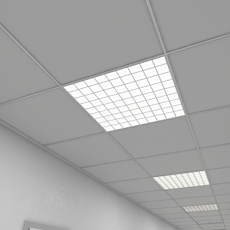 Hallway door 3D model_3