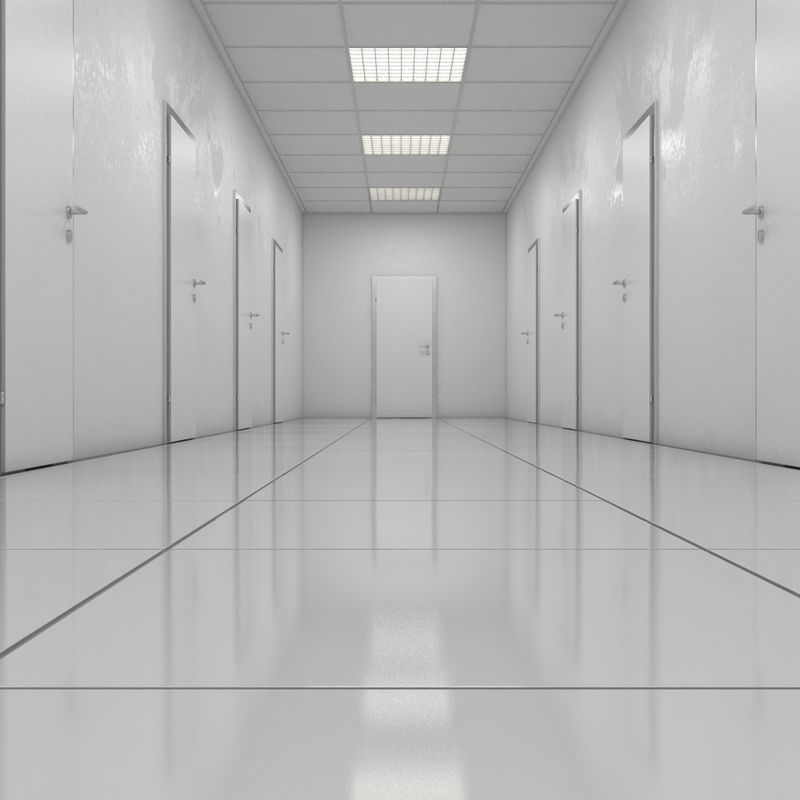 Hallway door 3D model_6