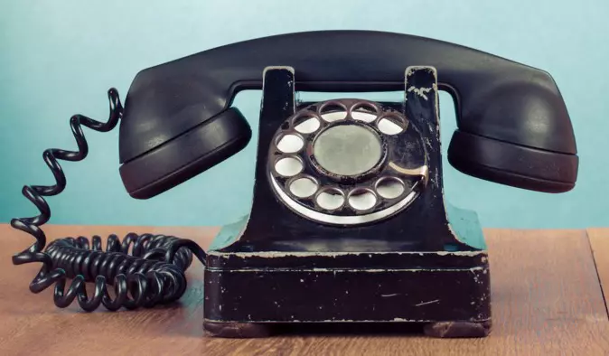 Telephone old fashioned Free 3D model_0