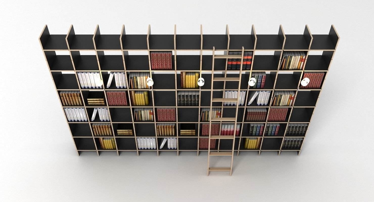 Nils Holger Moormann Book Rack 3D model_2