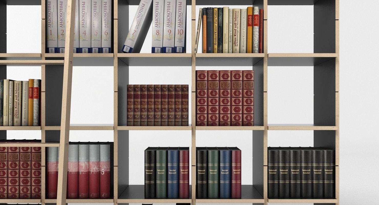 Nils Holger Moormann Book Rack 3D model_3