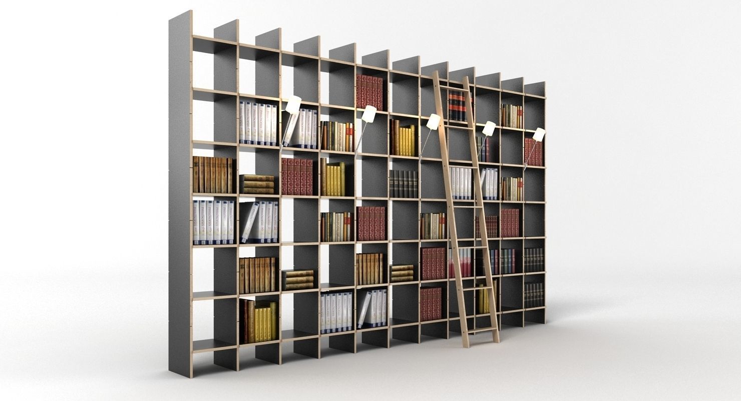 Nils Holger Moormann Book Rack 3D model_5