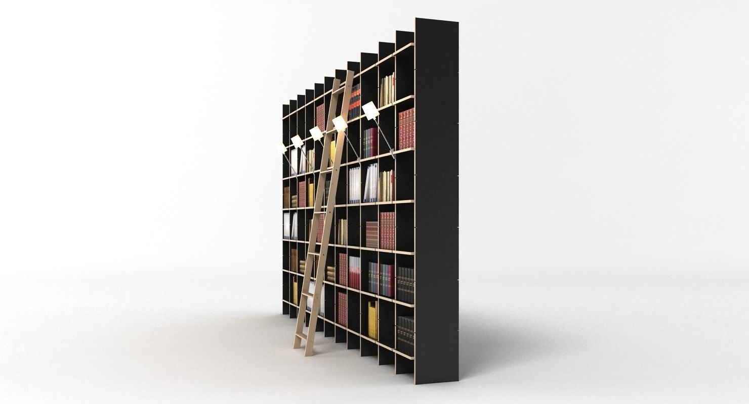 Nils Holger Moormann Book Rack 3D model_4