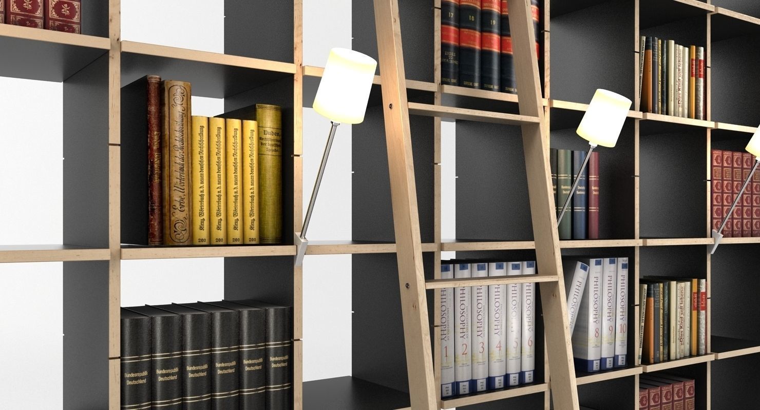 Nils Holger Moormann Book Rack 3D model_6