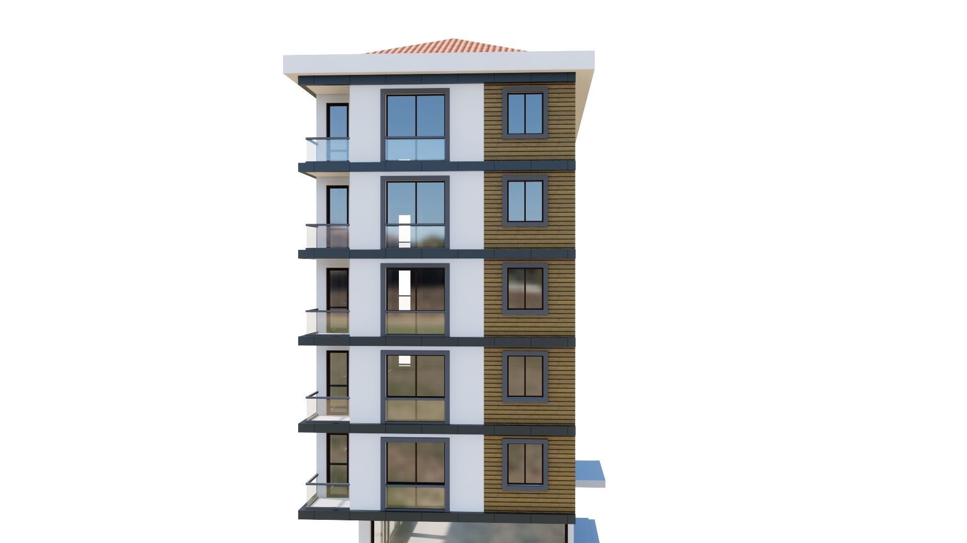 HOUSE 53 Low-poly 3D model_16