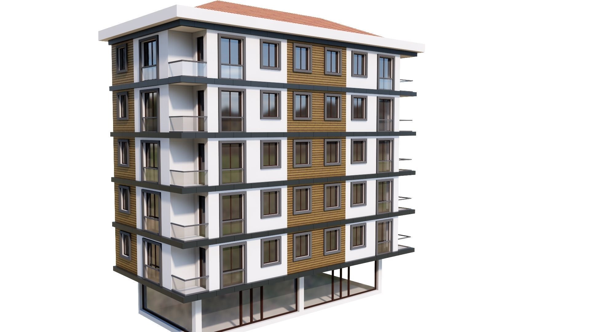 HOUSE 53 Low-poly 3D model_25