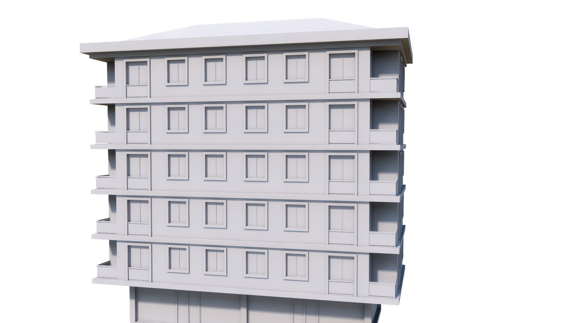 HOUSE 53 Low-poly 3D model_60