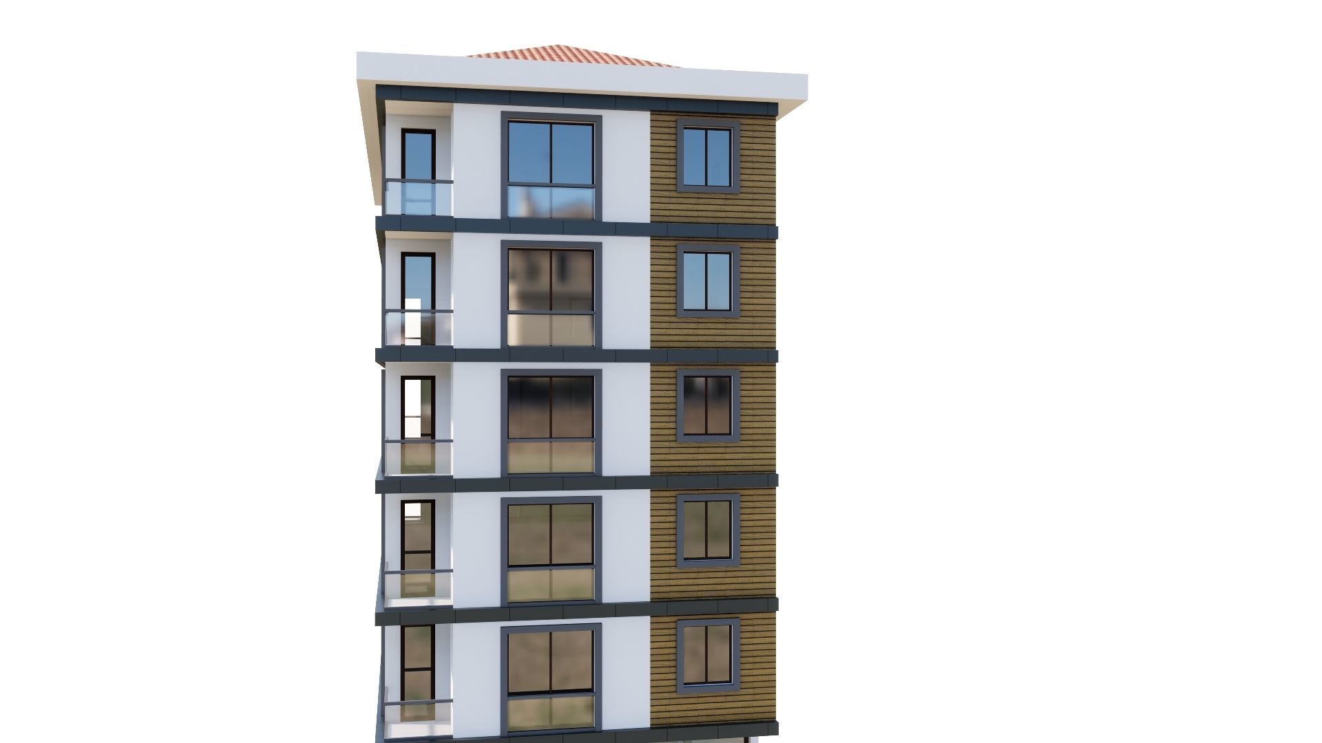 HOUSE 53 Low-poly 3D model_14