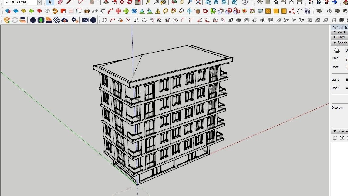 HOUSE 53 Low-poly 3D model_3