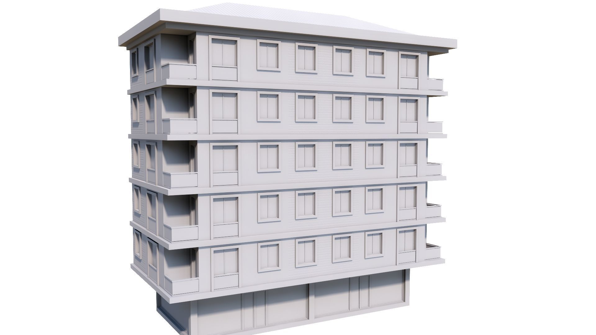 HOUSE 53 Low-poly 3D model_50