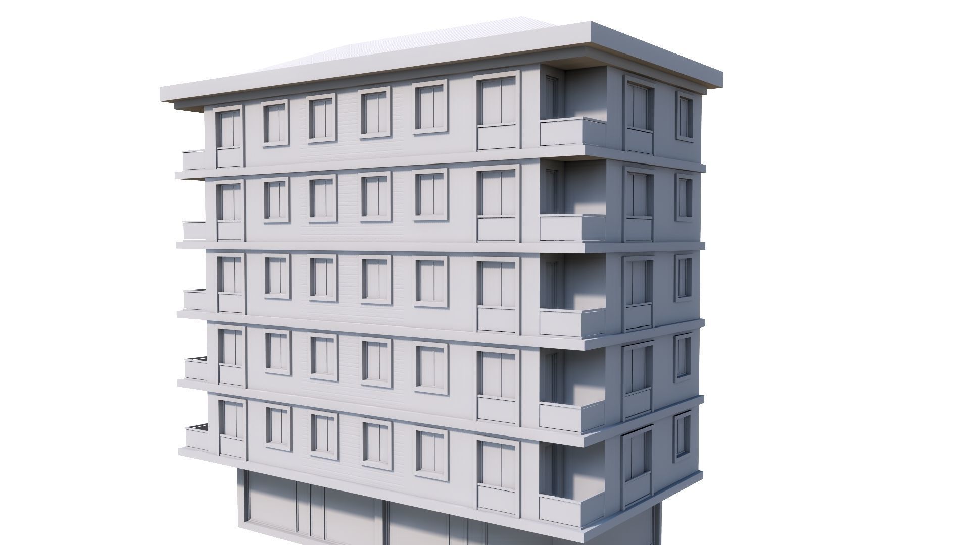 HOUSE 53 Low-poly 3D model_45