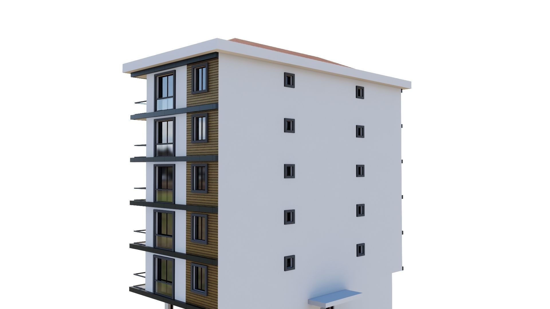 HOUSE 53 Low-poly 3D model_22