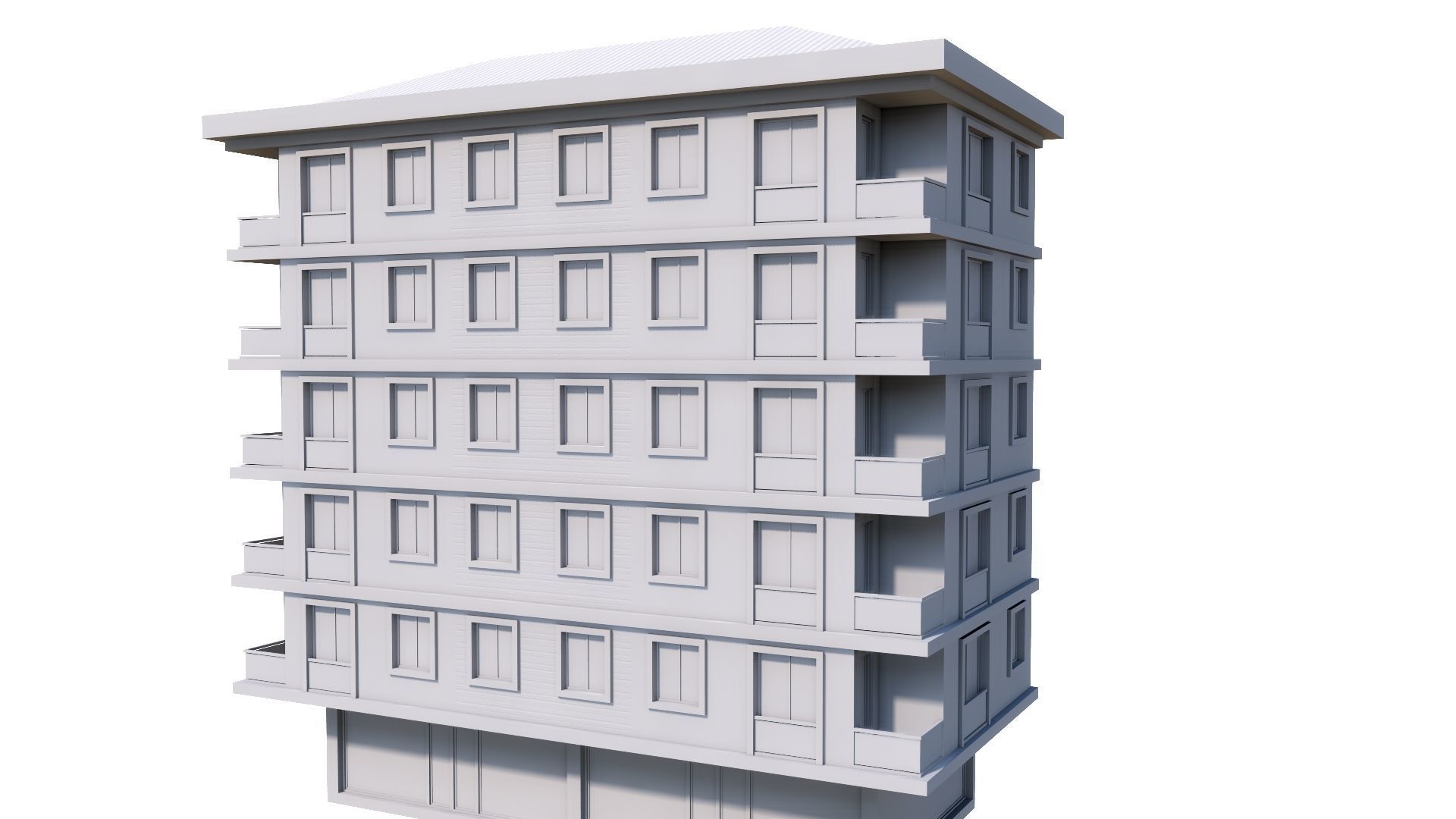 HOUSE 53 Low-poly 3D model_61