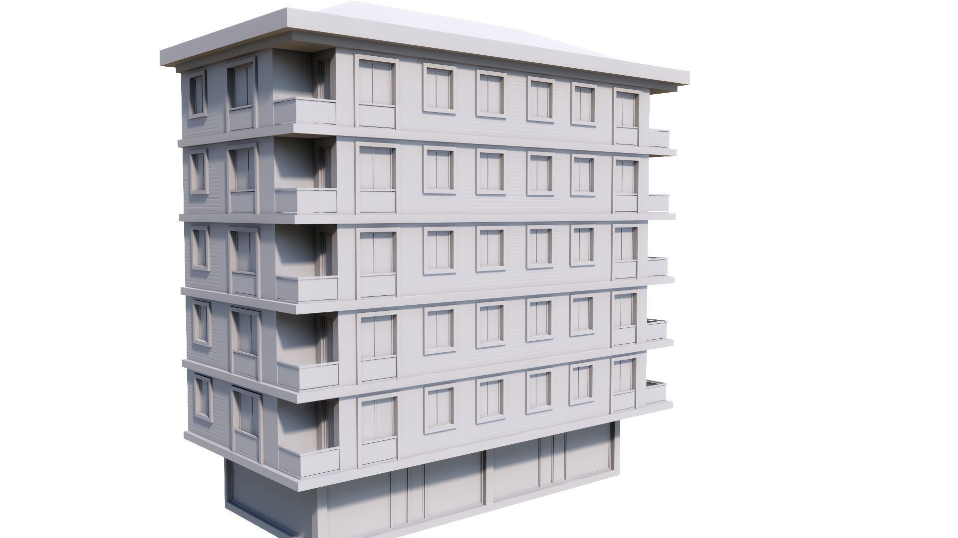 HOUSE 53 Low-poly 3D model_48