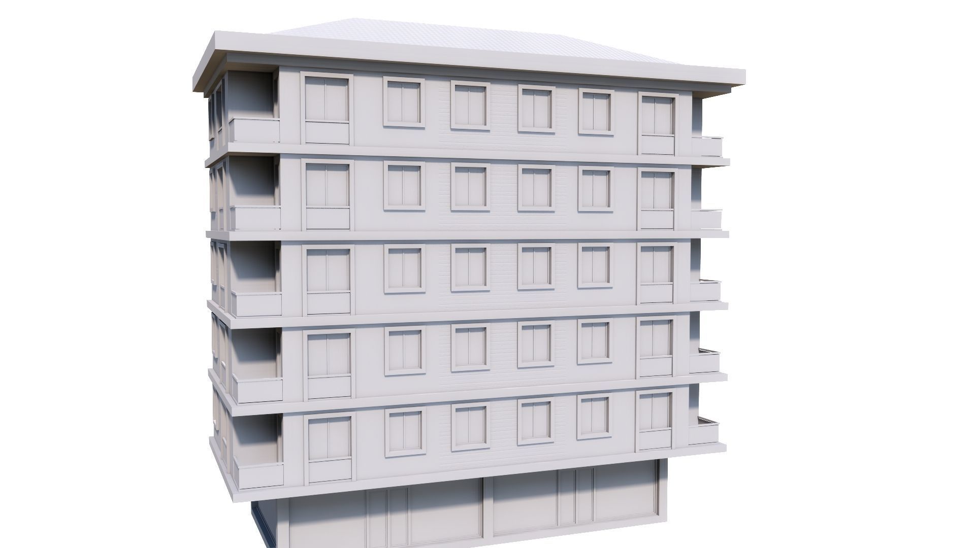 HOUSE 53 Low-poly 3D model_51