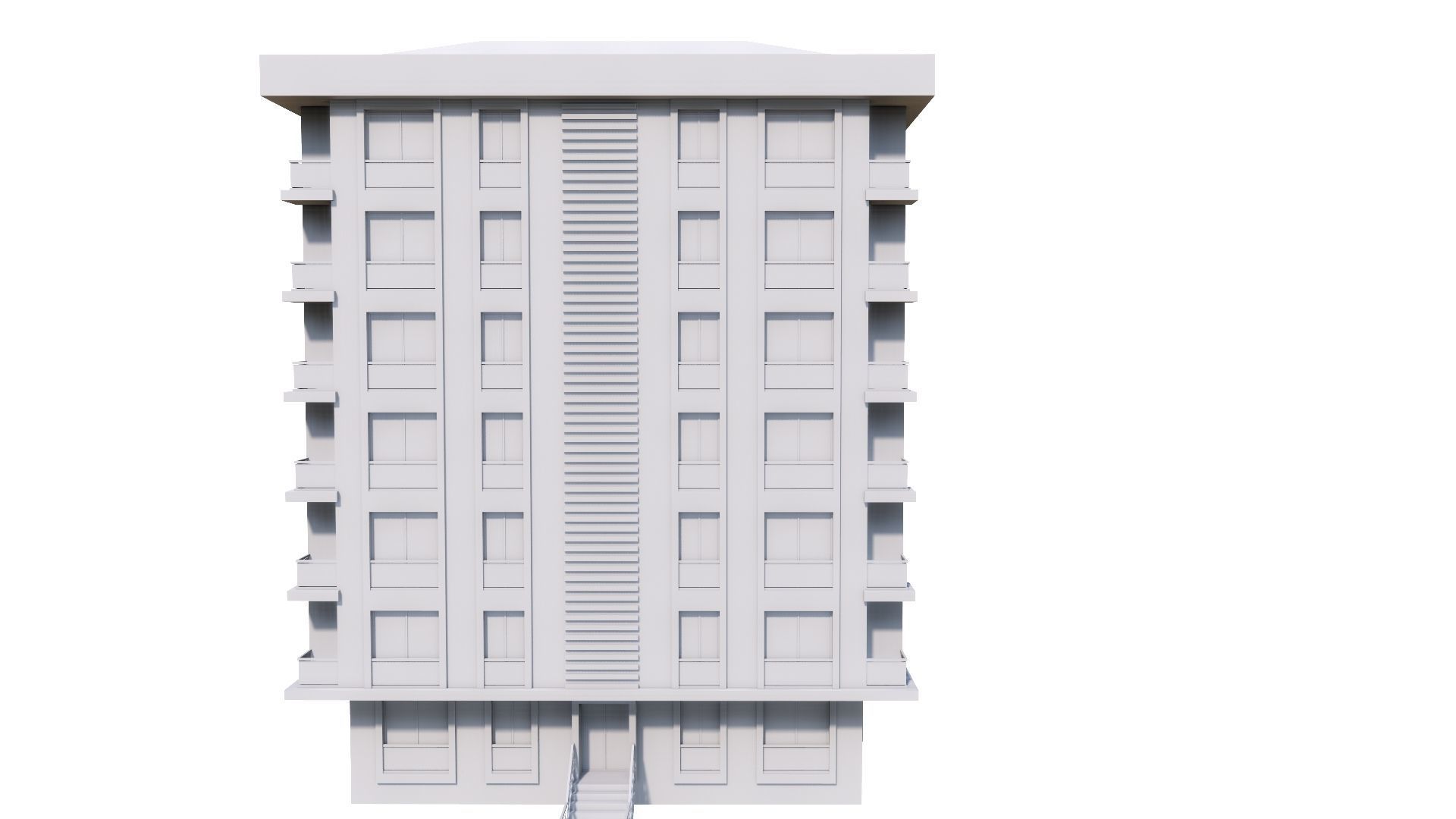 HOUSE 54 Low-poly 3D model_53