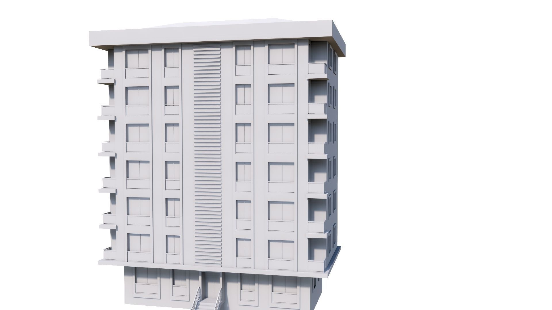 HOUSE 54 Low-poly 3D model_55