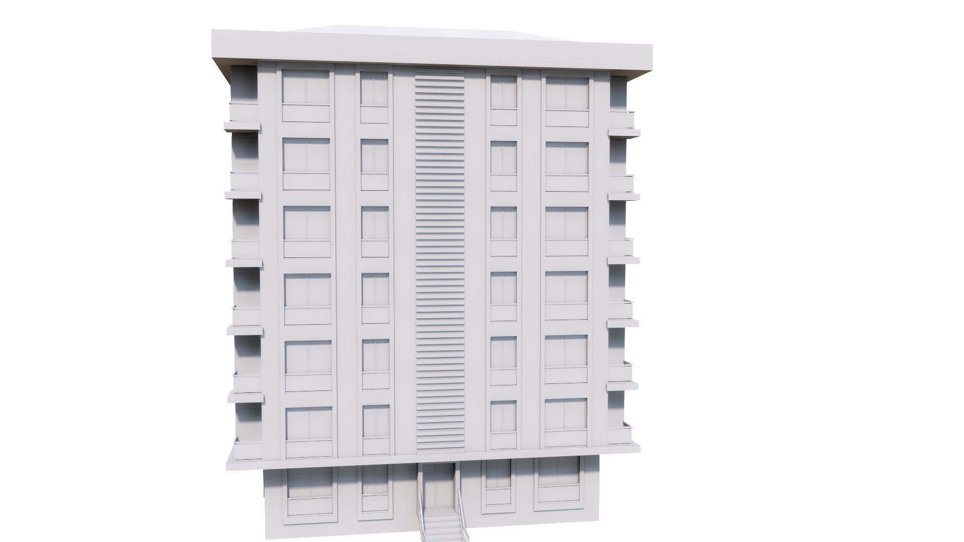 HOUSE 54 Low-poly 3D model_52