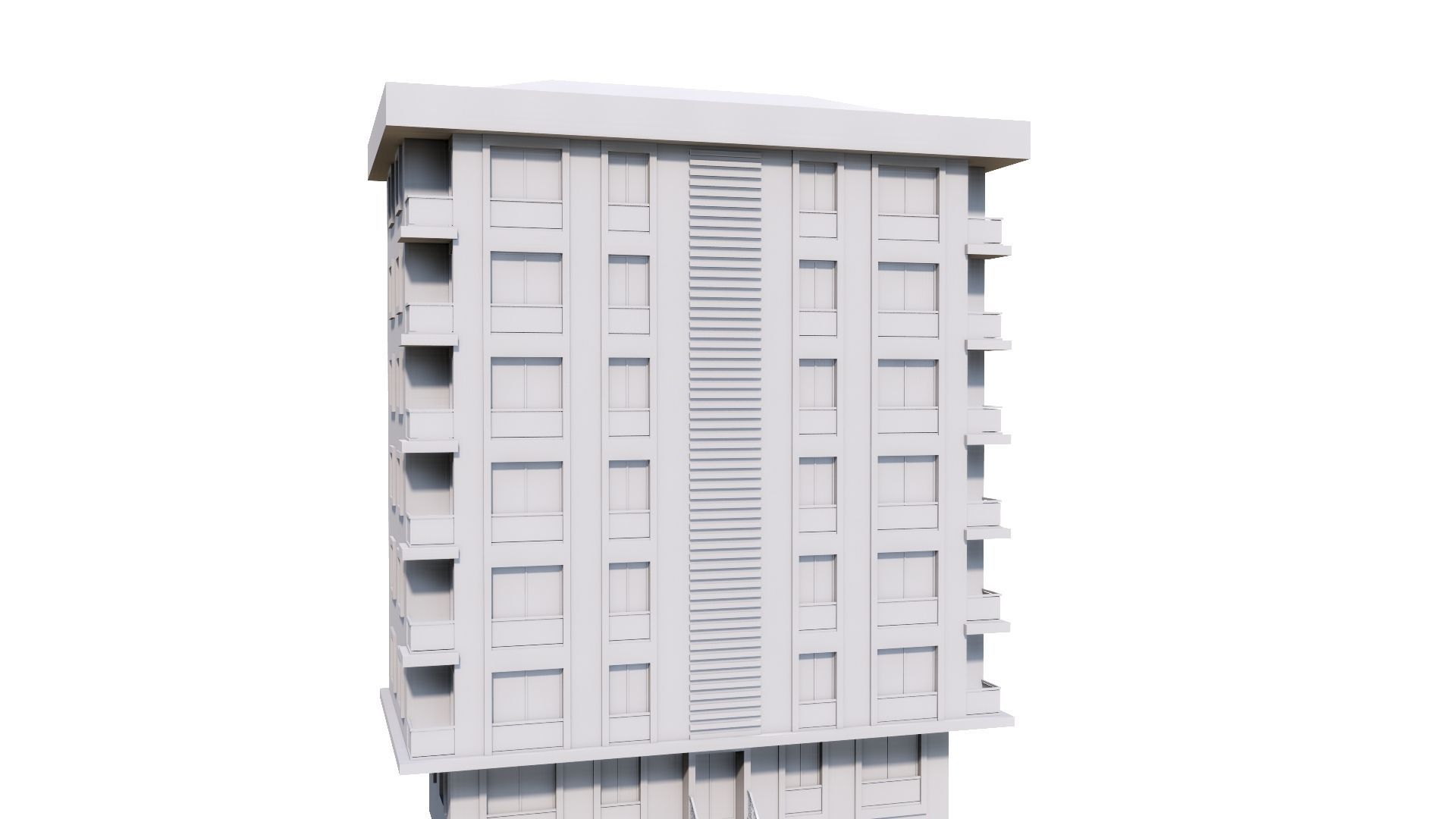 HOUSE 54 Low-poly 3D model_50