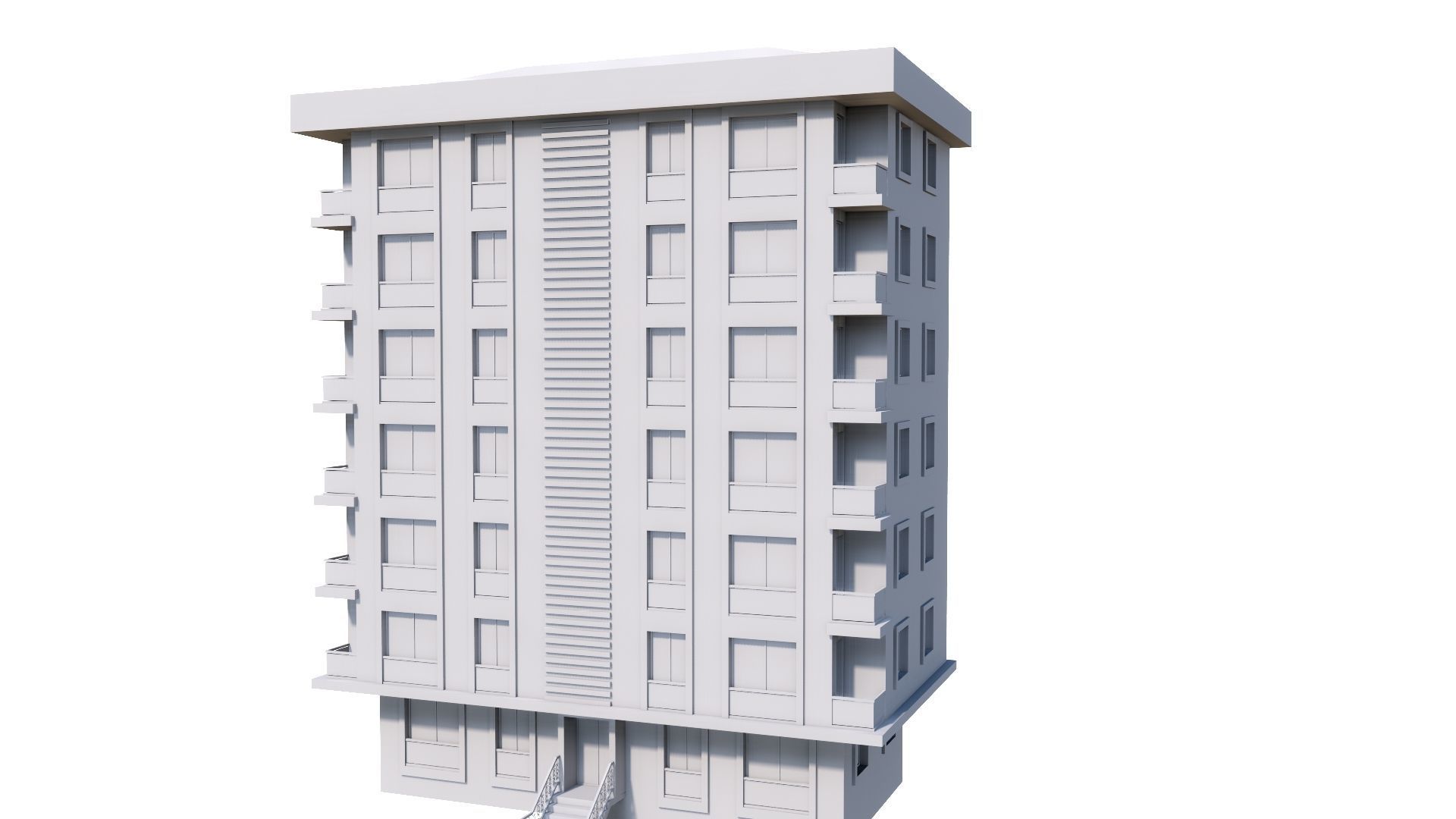 HOUSE 54 Low-poly 3D model_57