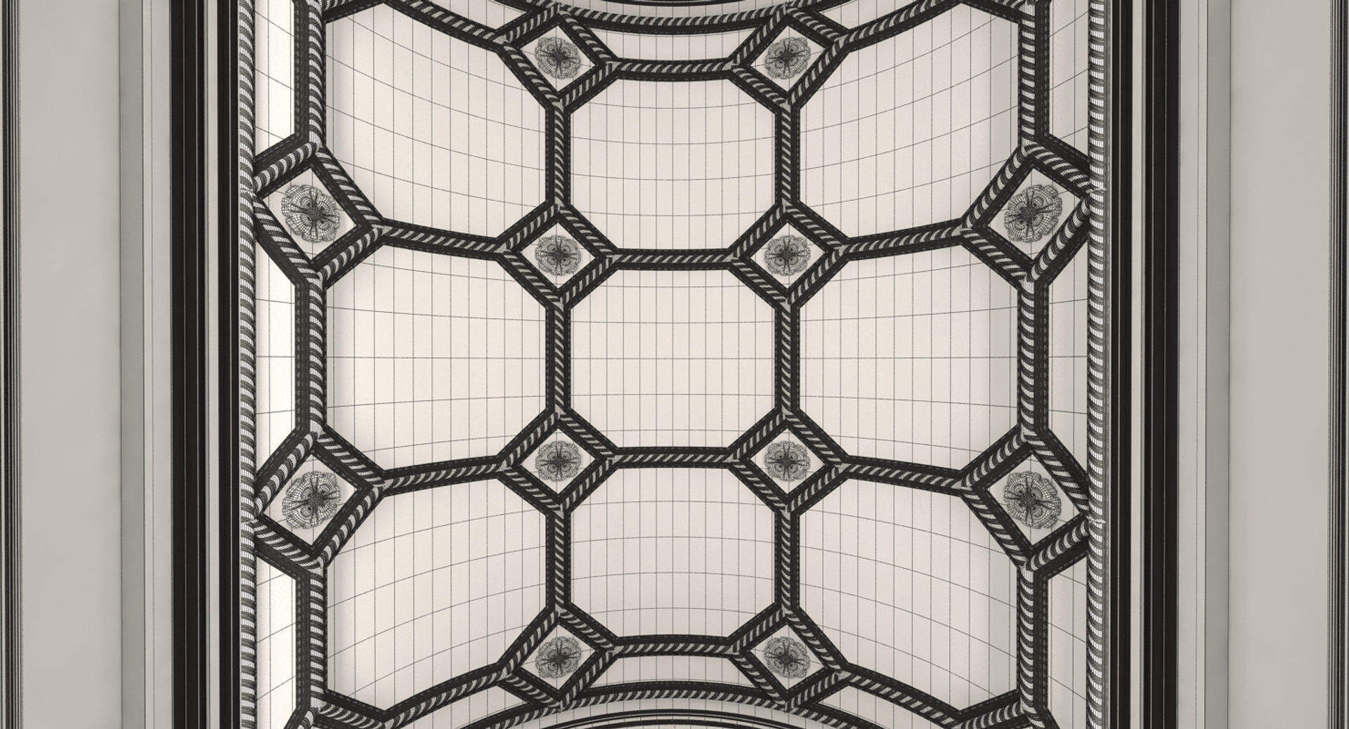 Grand Hallway 4 3D model_8