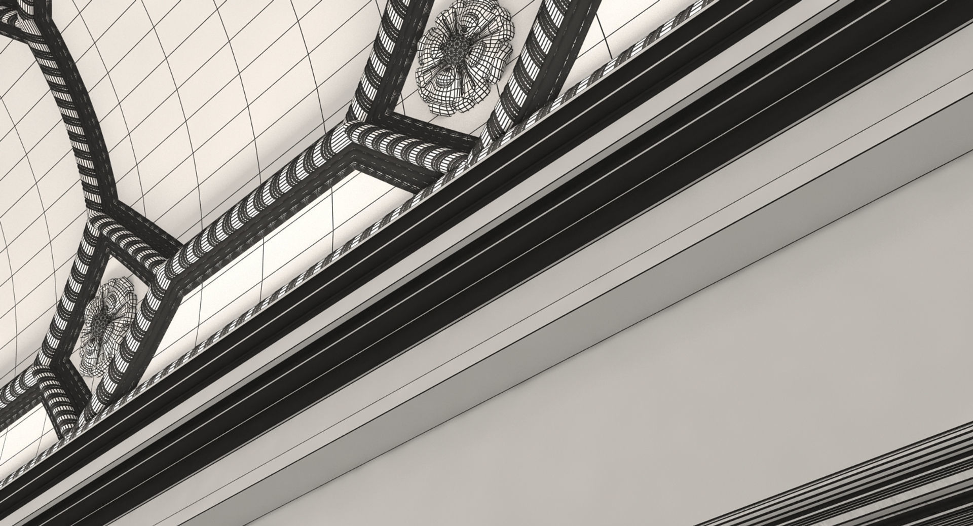 Grand Hallway 4 3D model_11