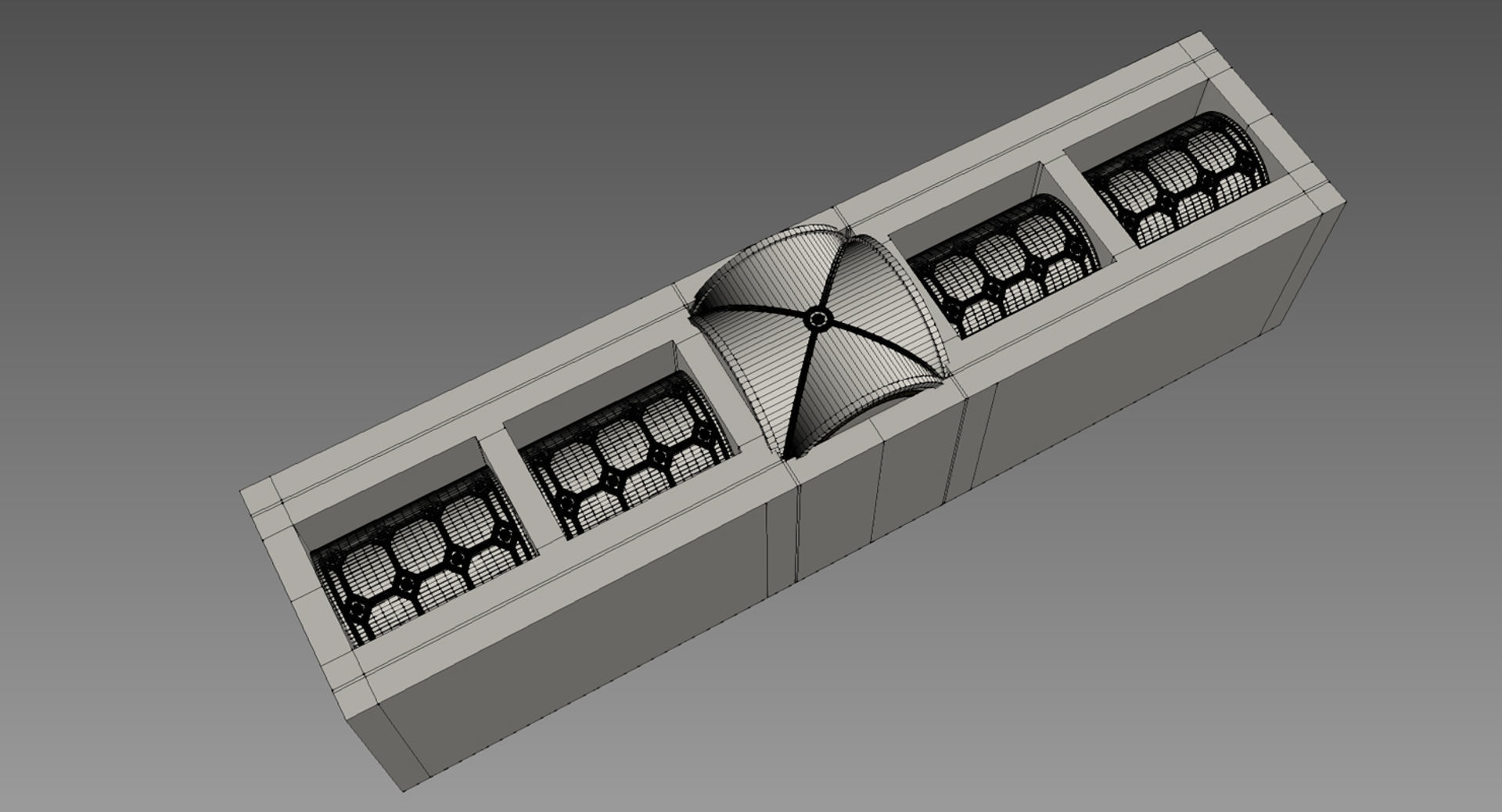 Grand Hallway 4 3D model_12