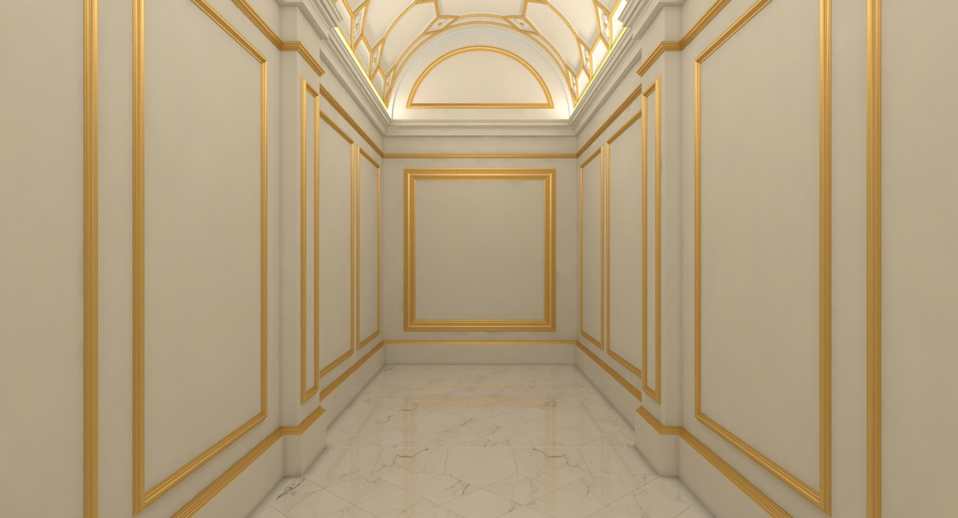 Grand Hallway 4 3D model_17