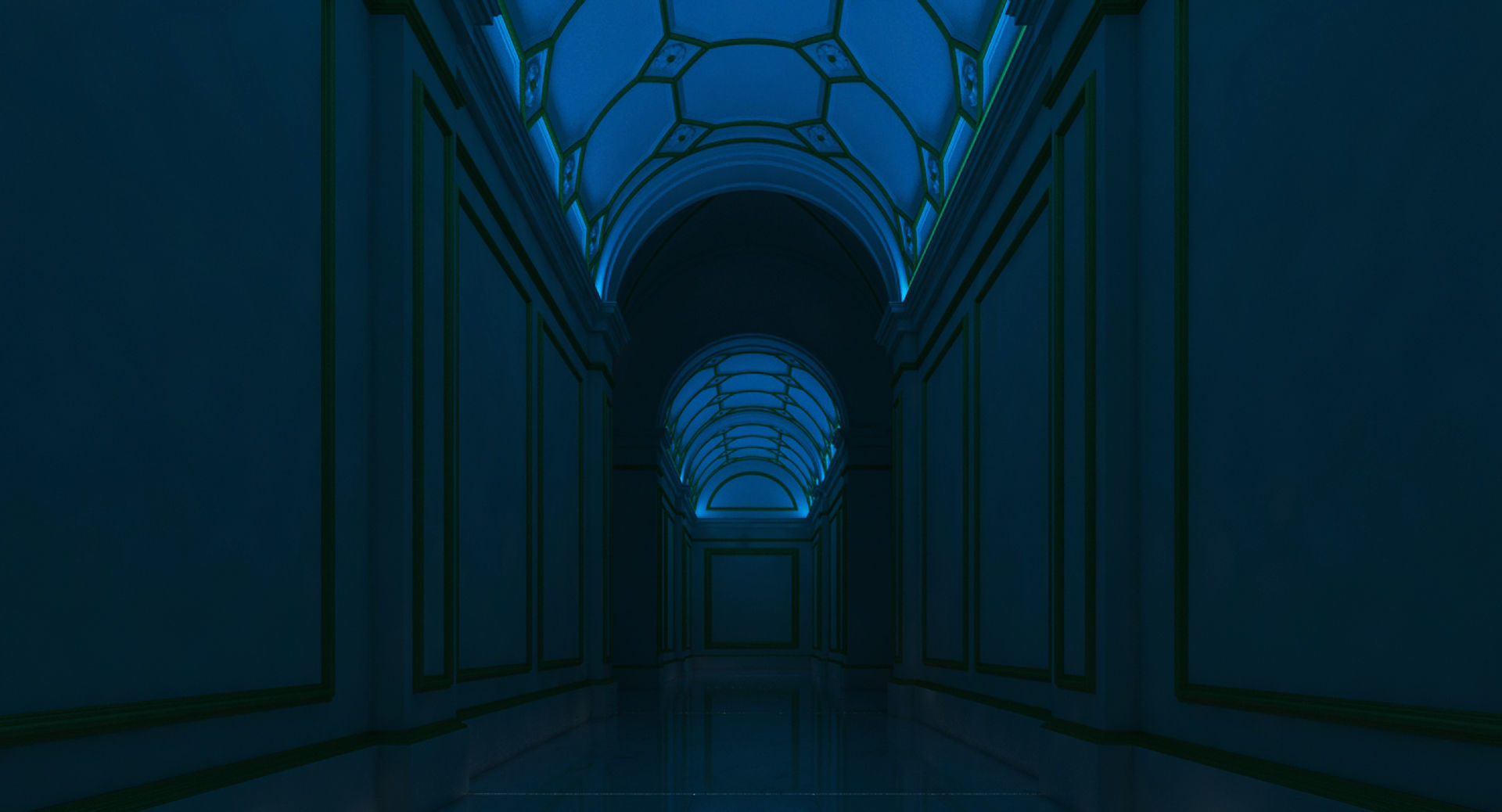 Grand Hallway 4 3D model_4
