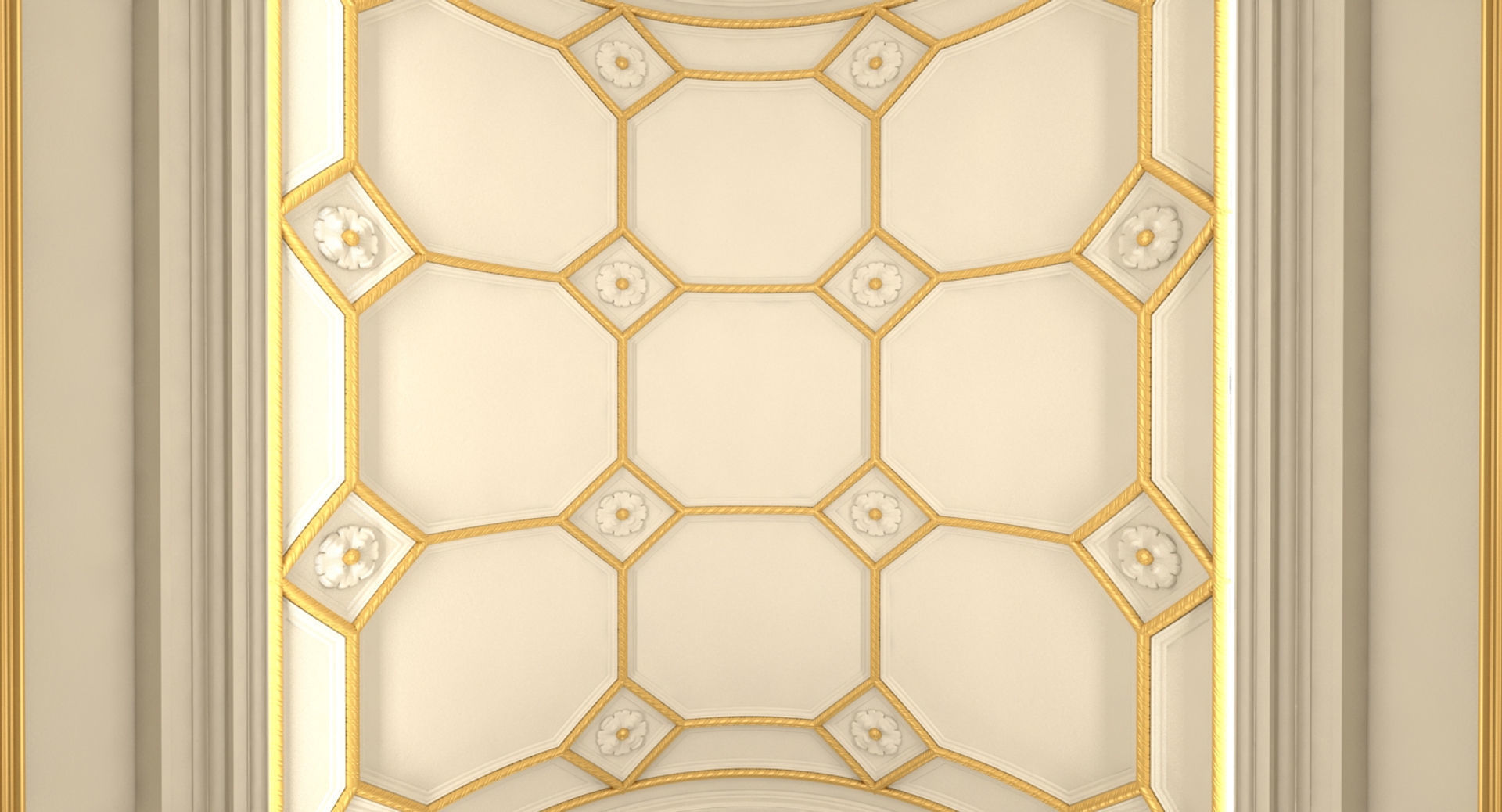 Grand Hallway 4 3D model_7