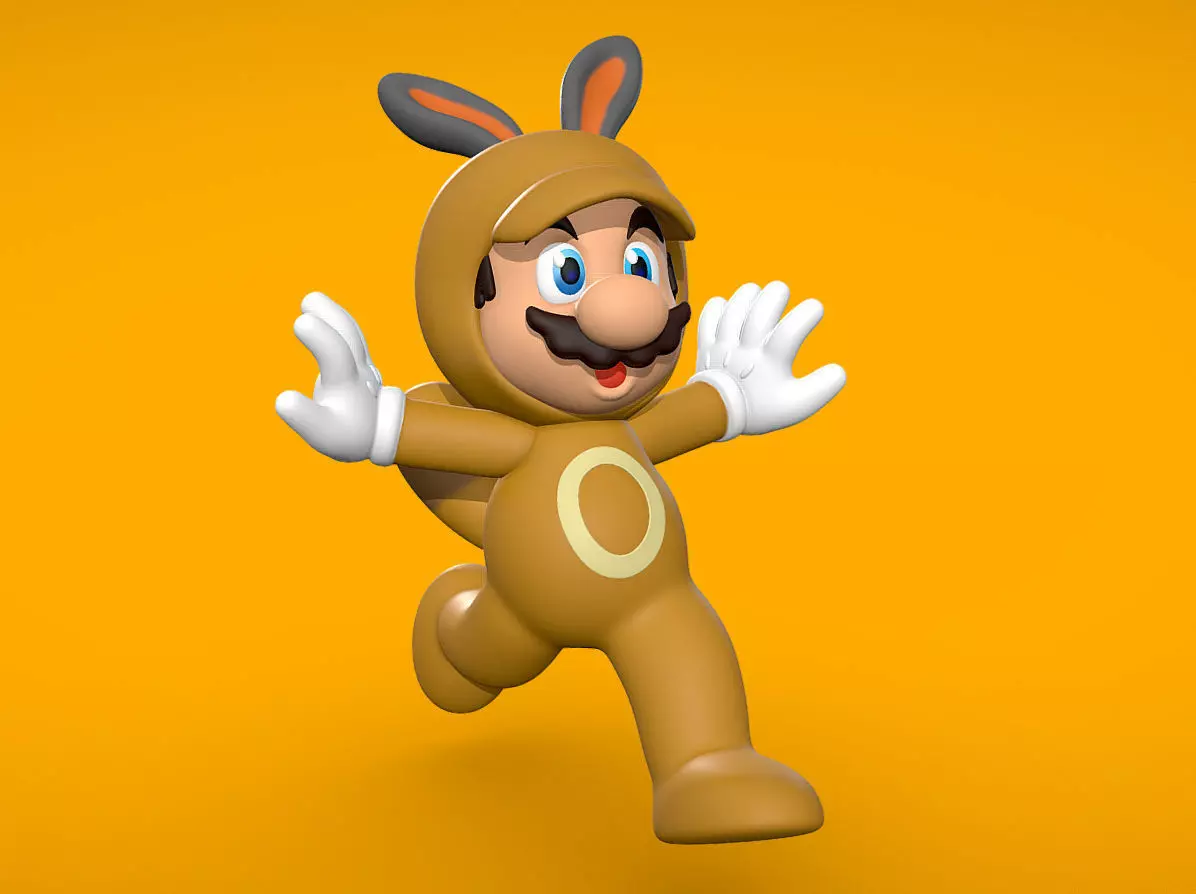Mario Tanooki Suit 3D print model