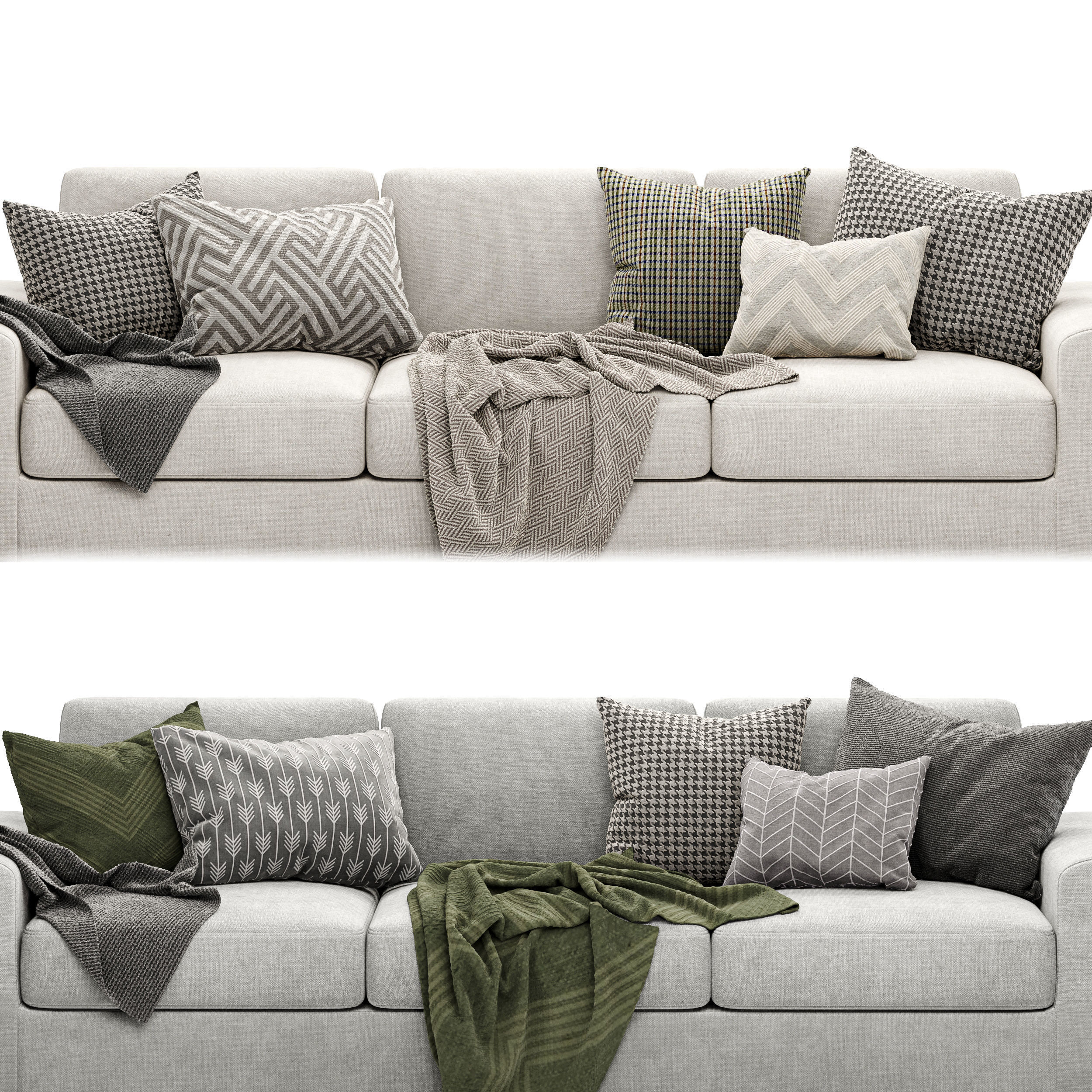 OG couch potato sofa 3D model_1