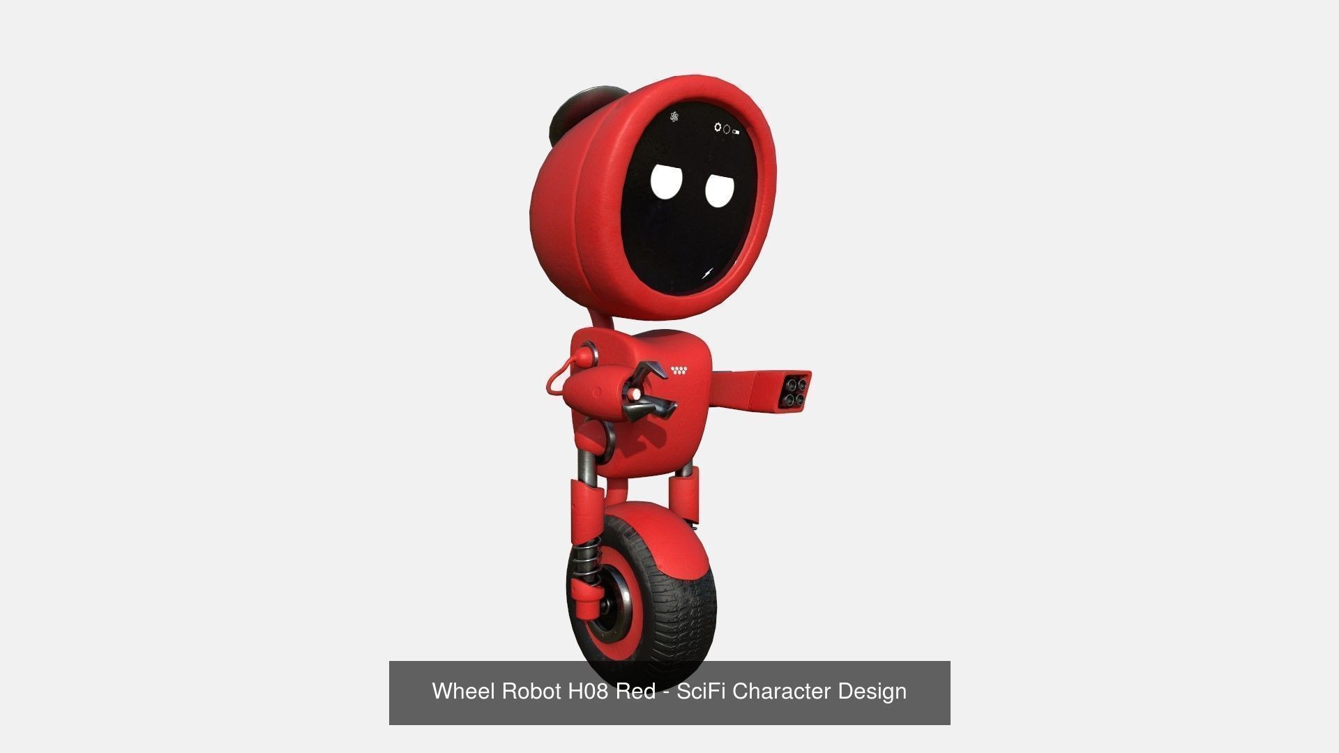 10 Wheel Robot H Collection - SciFi Character Design _9
