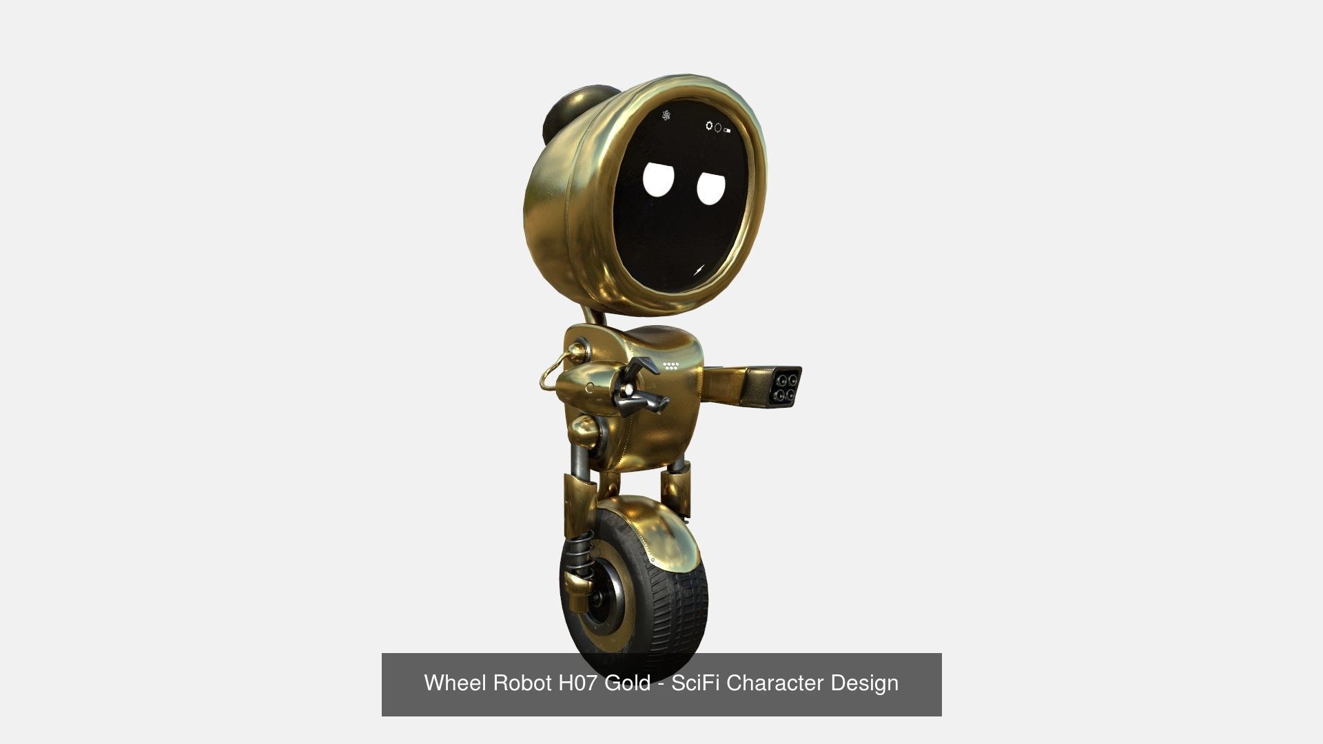 10 Wheel Robot H Collection - SciFi Character Design _8