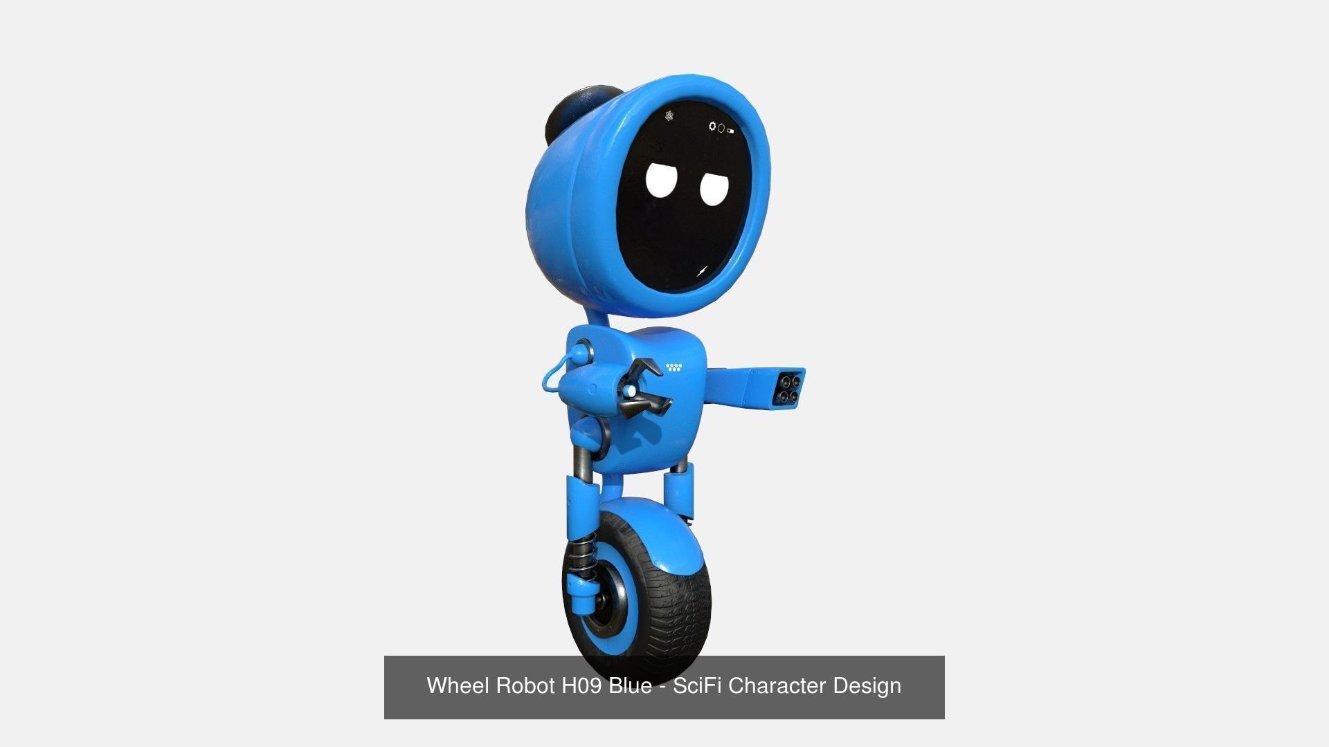 10 Wheel Robot H Collection - SciFi Character Design _10