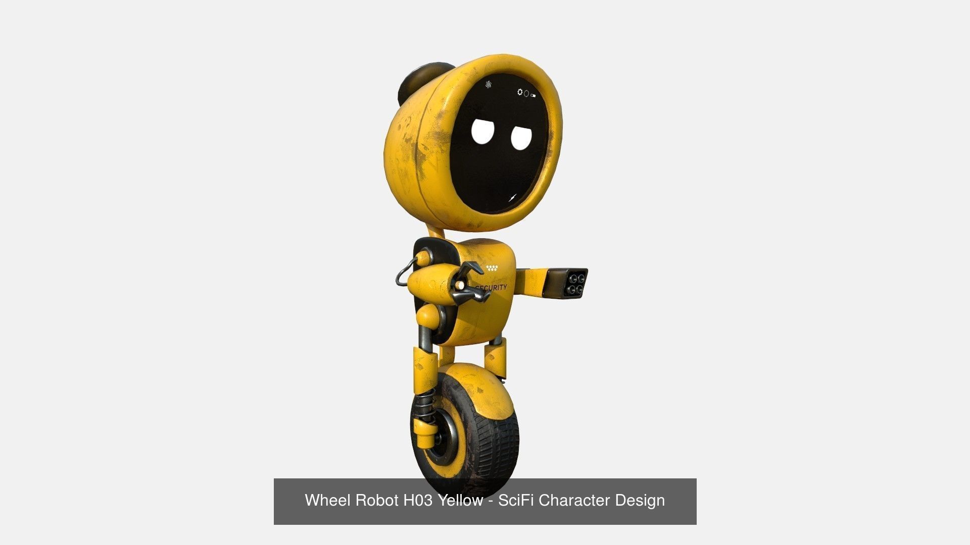 10 Wheel Robot H Collection - SciFi Character Design _4