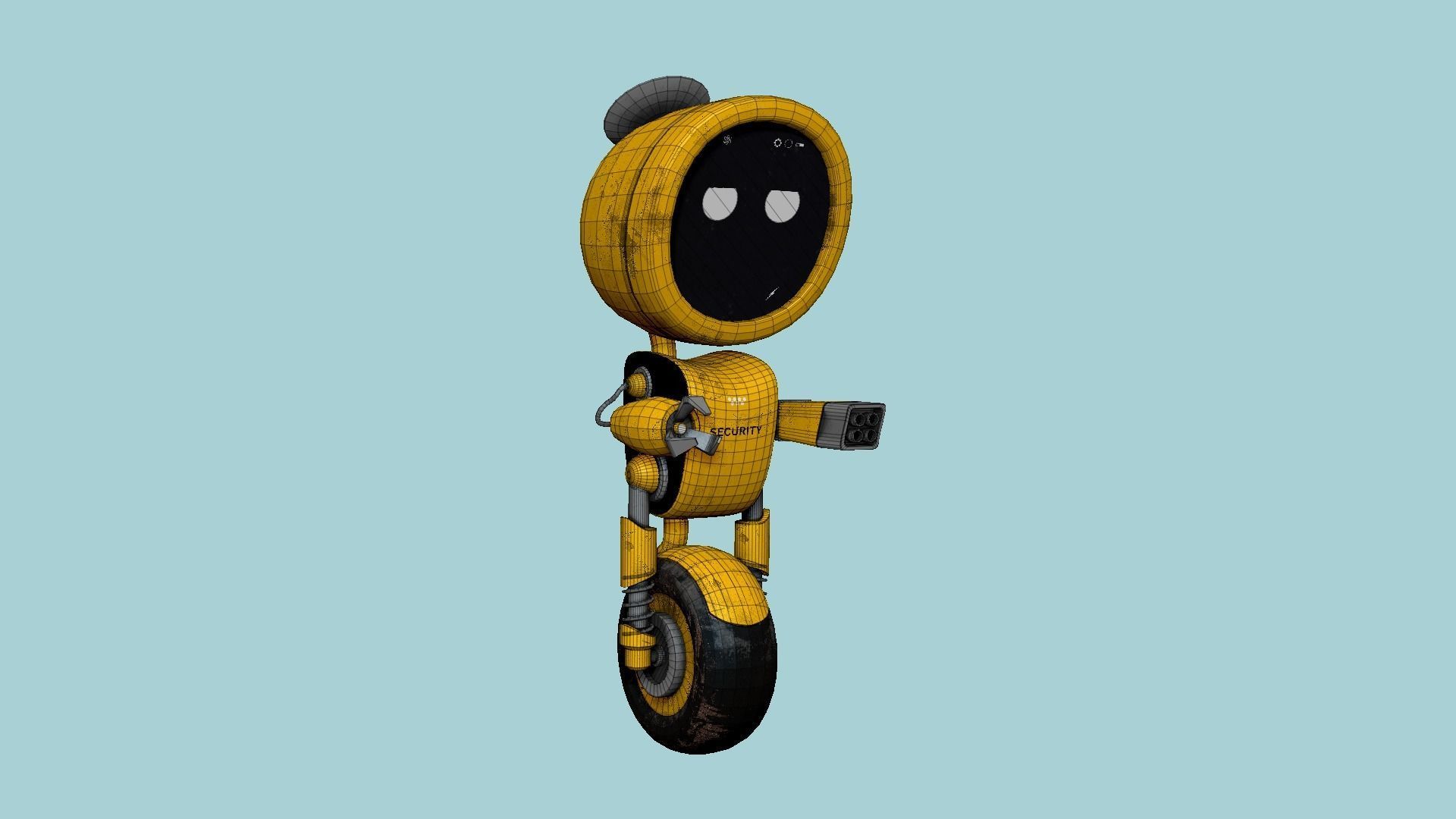 10 Wheel Robot H Collection - SciFi Character Design _79