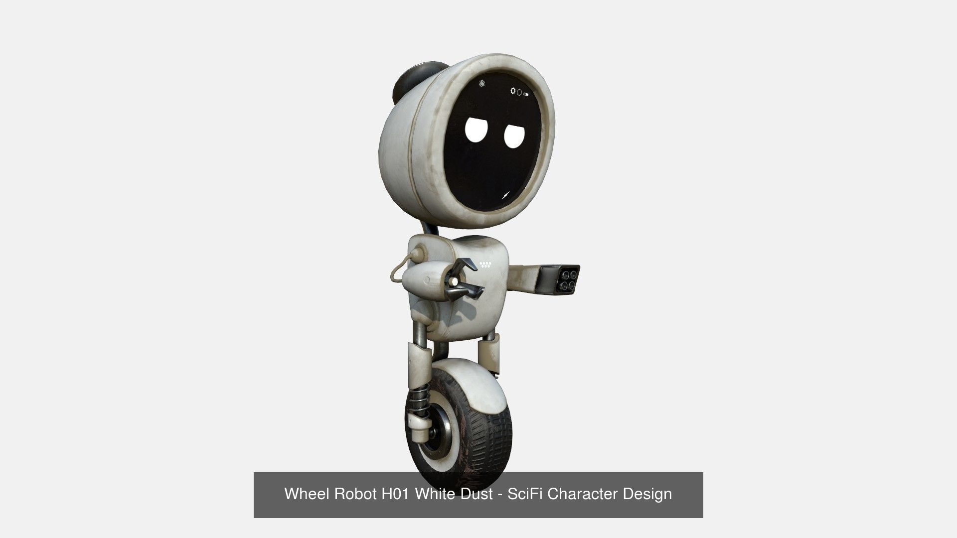 10 Wheel Robot H Collection - SciFi Character Design _2