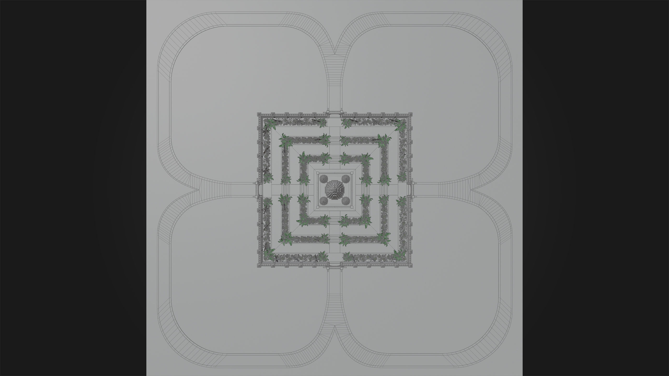 Ancient Hindu Temple 3D model_40