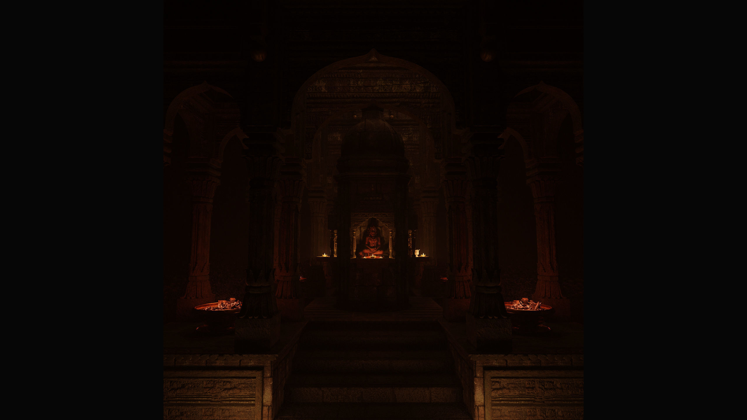 Ancient Hindu Temple 3D model_26