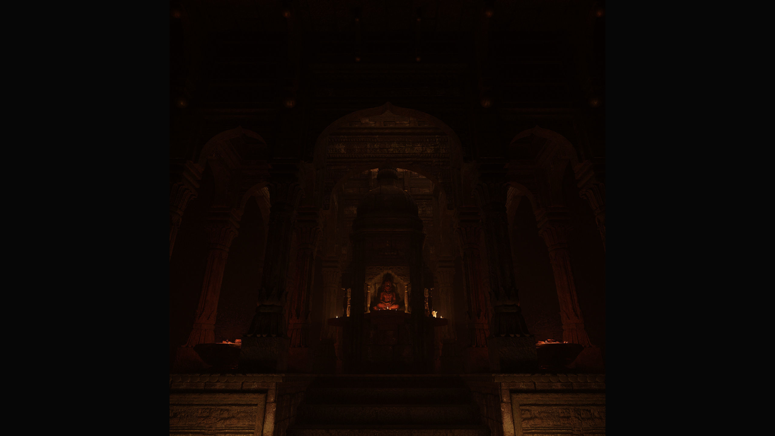 Ancient Hindu Temple 3D model_25